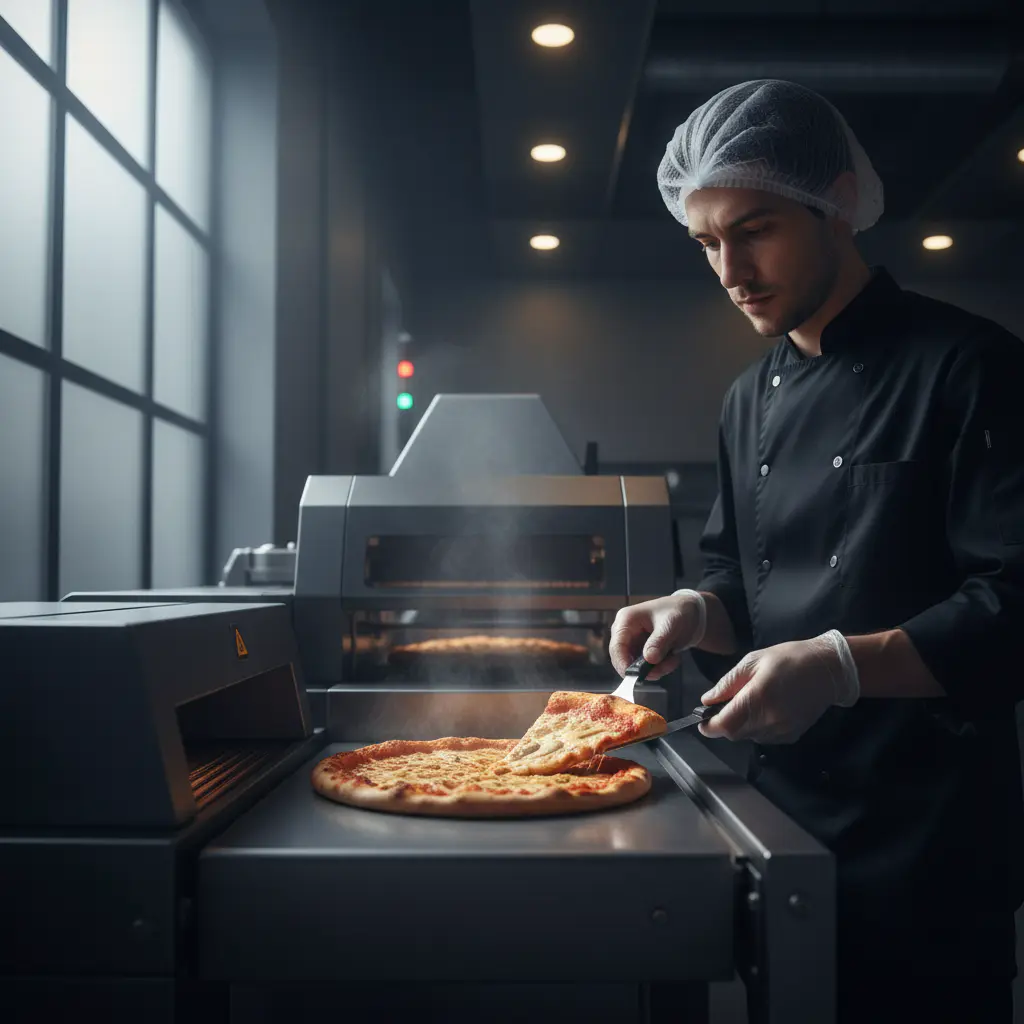 Controllo qualità pizza